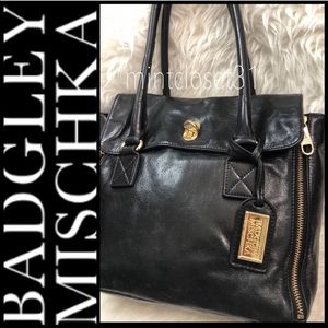 Badgley Mischka Leather Bag